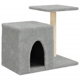 Vidaxl Cat Furniture con graffi di sisal 50,5 cm grigio chiaro