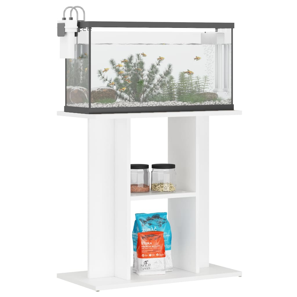 Vidaxl Aquarium Standard 60x30360 cm veraarbechte Holzwäiss