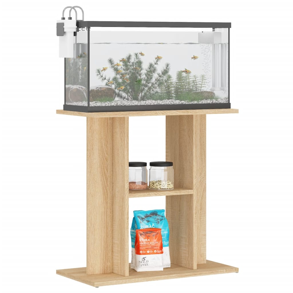 Vidaxl Aquarium Standard 60x30f60 CM veraarbecht Holz Sonoma Oakfaarf