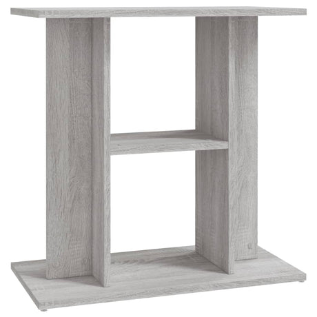 VidaXL Aquariumstandaard 60x30x60 cm bewerkt hout grijs sonoma