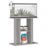 Vidaxl Aquarium Standard 60x30x60 cm przetworzone drewniane szare sonoma