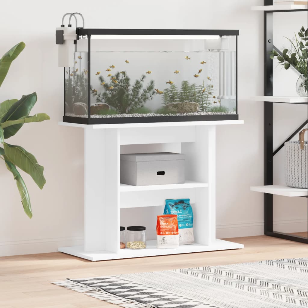 Vidaxl Aquarium standard 80x35x60 cm Bois de bois transformé