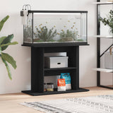 Vidaxl Aquarium Standard 80x35x60 cm Legno elaborato Nero