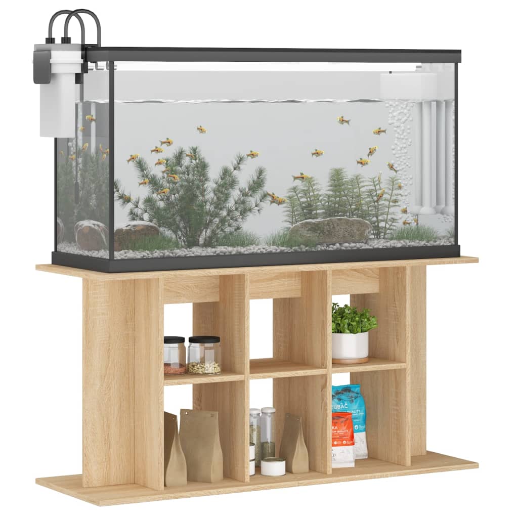 VidaXL Aquariumstandaard 120x40x60 cm bewerkt hout sonoma eikenkleurig