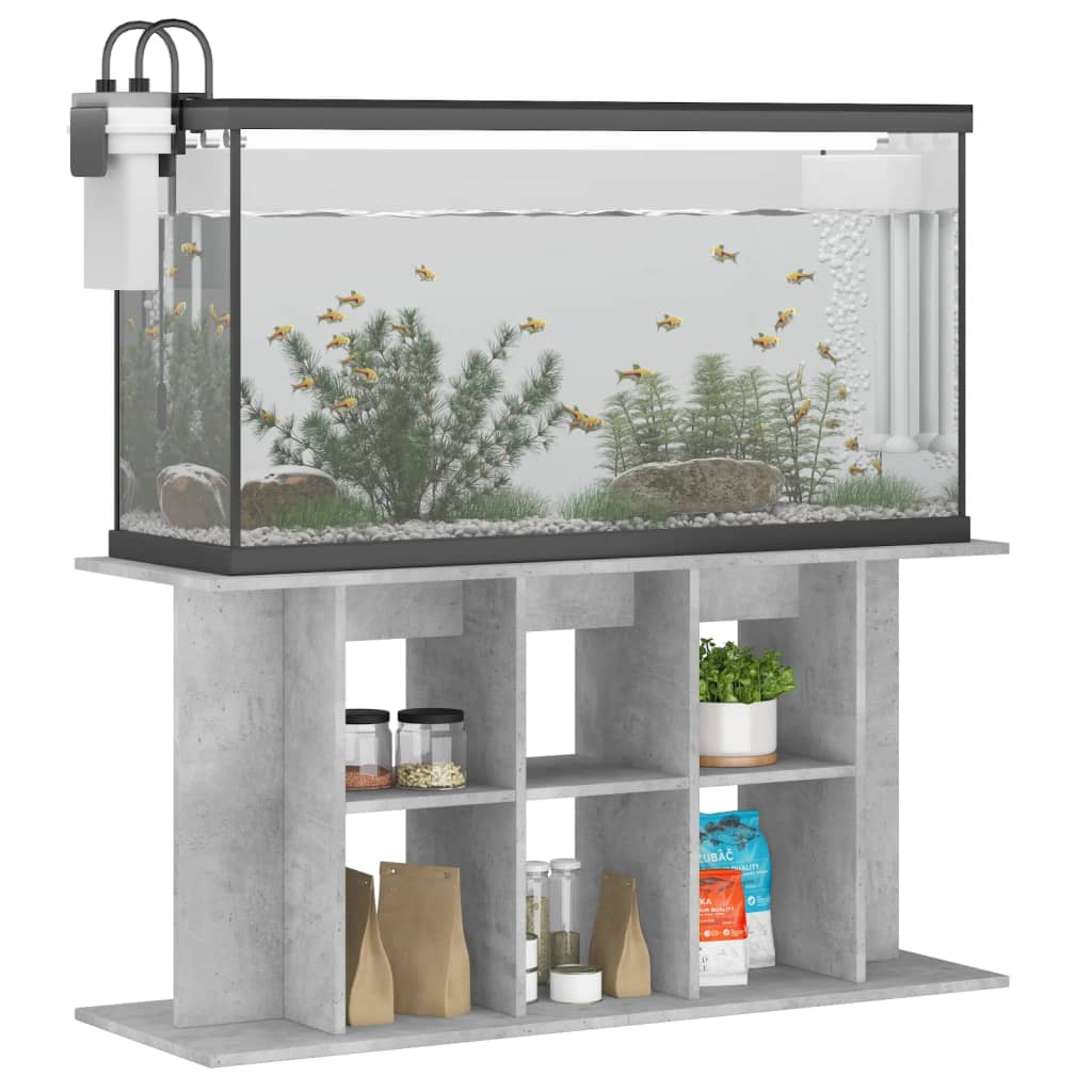 Vidaxl Aquarium Standard 120x40x60 cm veraarbecht Woodngrongrijs