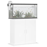 Vidaxl Aquarium Standard 81x36x73 cm White lucido in legno trasformato