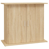 Estándar de Aquarium Vidaxl 81x36x73 cm de madera procesada Sonoma Oak coloreed