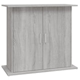 Estándar de Aquarium Vidaxl 81x36x73 cm de madera procesada gris soma roble