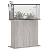 Vidaxl Aquarium Standard 81x36x73 cm Forarbejdet trægrå sonoma eg