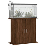 VidaXL Aquariumstandaard 81x36x73 cm bewerkt hout bruin eikenkleur