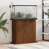 VidaXL Aquariumstandaard 81x36x73 cm bewerkt hout bruin eikenkleur