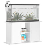 VidaXL Aquariumstandaard 101x41x58 cm bewerkt hout hoogglans wit