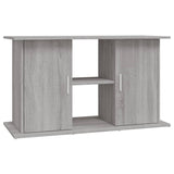 VidaXL Aquariumstandaard 101x41x58 cm bewerkt hout grijs sonoma eiken