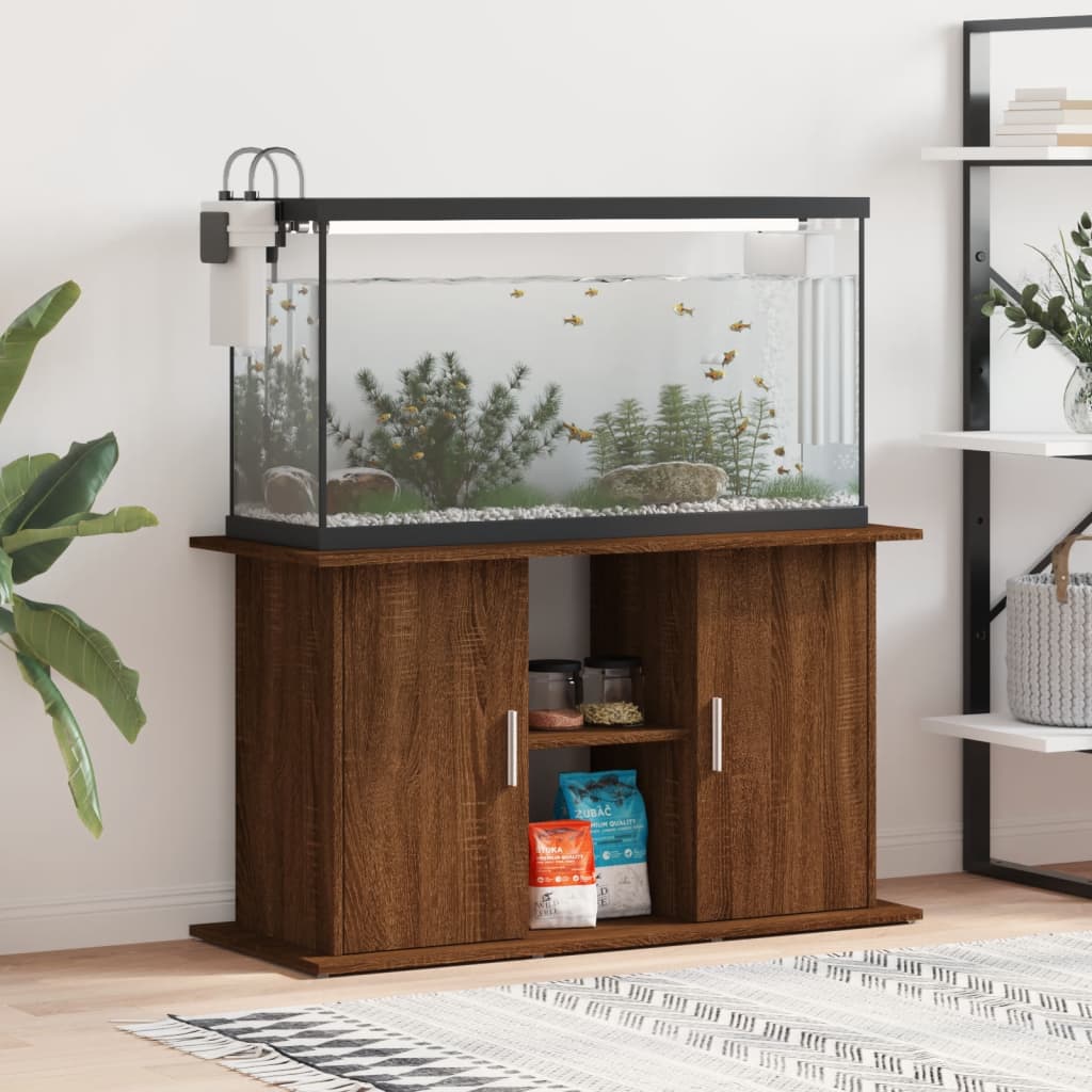 Vidaxl Aquarium Standard 101x41x58 cm Colore rovere marrone in legno