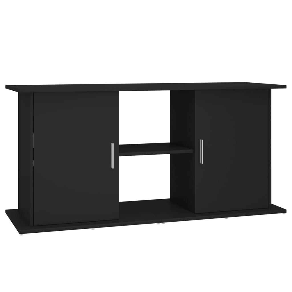 Vidaxl Aquarium Standard 121x41x58 cm Black in legno elaborato