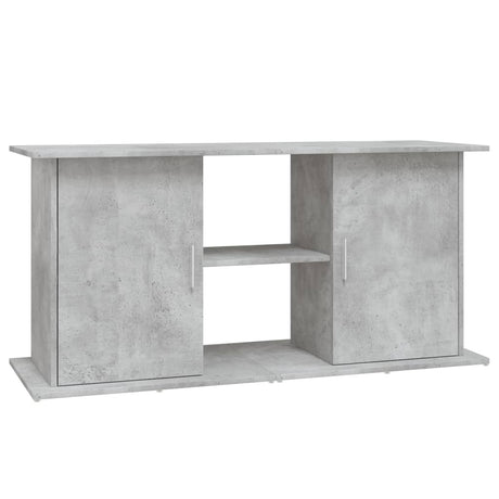 VidaXL Aquariumstandaard 121x41x58 cm bewerkt hout betongrijs