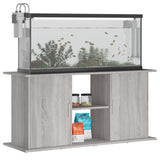 Vidaxl Aquarium Standard 121x41x58 cm bearbetad trägrå sonoma ek