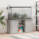 Vidaxl Aquarium Standard 121x41x58 cm verarbeiteter Holzgrau Sonoma -Eiche