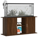 VIDAXL Aquarium Standard 121x41x58 cm Behandlet trebrun eikfarge