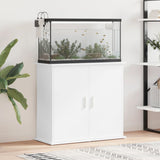 Vidaxl Aquarium Standard 81x36x73 cm White lucido in legno trasformato