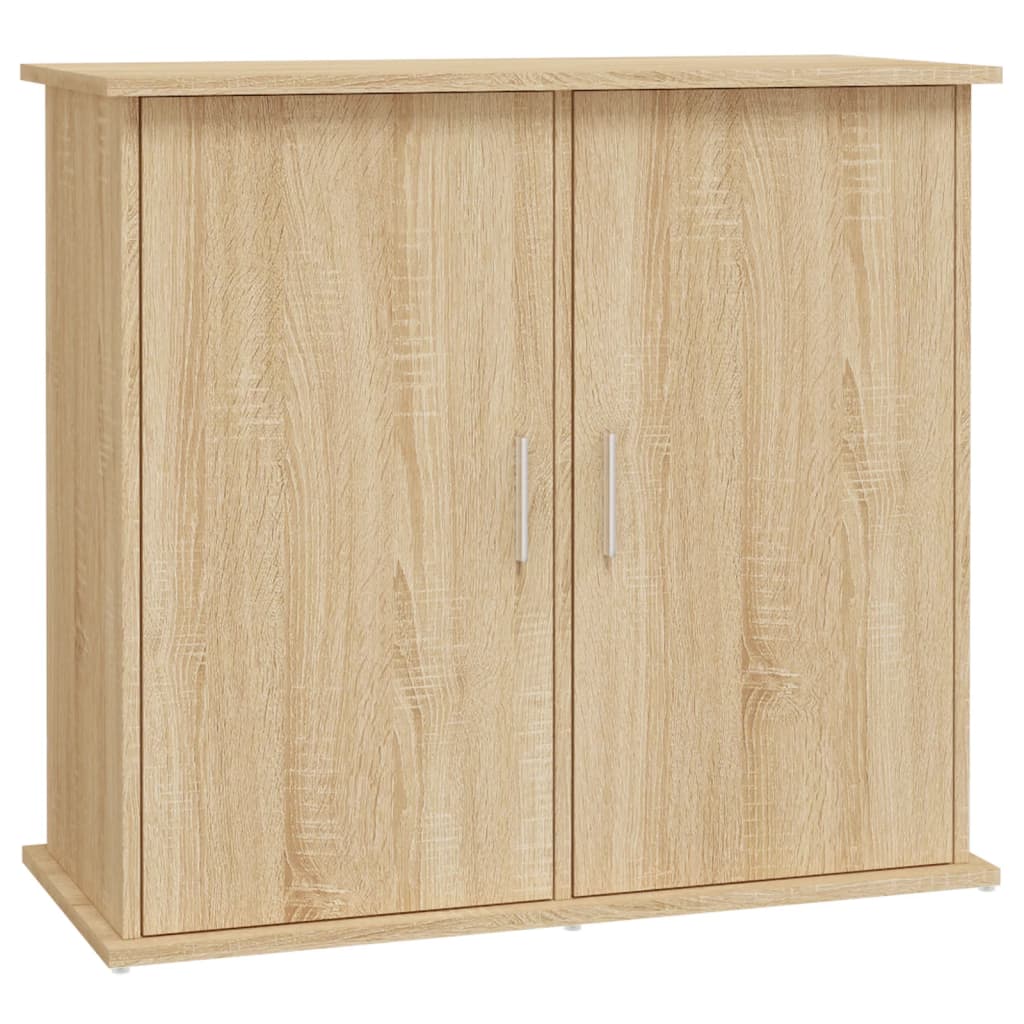 Estándar de Aquarium Vidaxl 81x36x73 cm de madera procesada Sonoma Oak coloreed