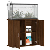 VidaXL Aquarium Standard 81x36x73 cm processed wood brown oak color