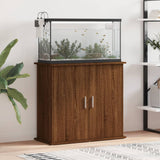 VidaXL Aquariumstandaard 81x36x73 cm bewerkt hout bruin eikenkleur