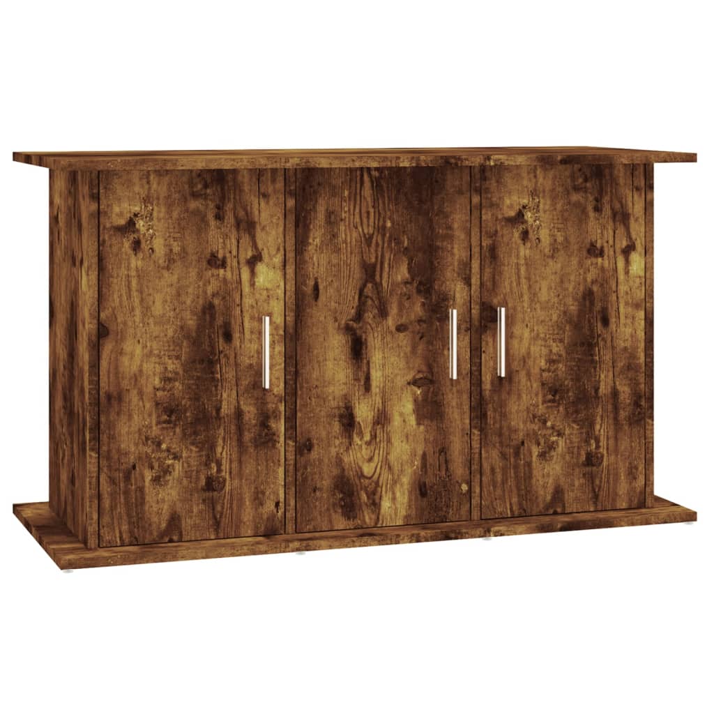 VidaXL Aquariumstandaard 101x41x58 cm bewerkt hout gerookt eikenkleur