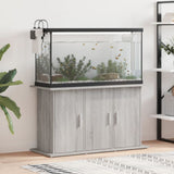 Estándar de Aquarium Vidaxl 101x41x58 cm de madera procesada Grey Soma Oak