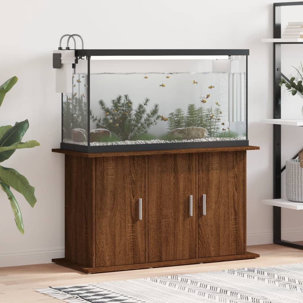 Vidaxl Aquarium Standard 101x41x58 cm Processed wood Brown oak color