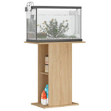 VIDAXL Aquarium Standard 60,5 x 36 x 72,5 cm verarbeitetes Holz Sonoma -Eiche