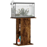 VIDAXL Aquarium Standard 60,5 x 36 x 72,5 cm verarbeiteter Holzgeräuchchen -Eiche