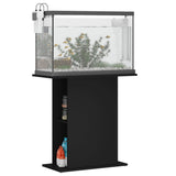 VidaXL Aquariumstandaard 75x36x72,5 cm bewerkt hout zwart