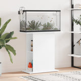 Vidaxl Aquarium Standard 75x36x72.5 cm Processed wood High gloss white