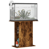 Vidaxl Aquarium Standard 75x36x72,5 cm Forarbejdet træ Røget eg