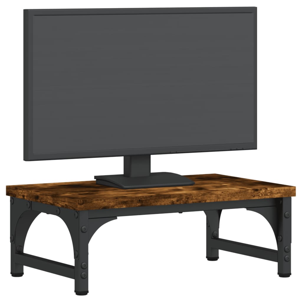 Vidaxl Monitor Standard 37x23x14 cm veraarbechte Holz gefëmmt OK faarweg