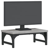 Vidaxl Monitor Standard 37x23x14 cm predelani leseni sivi sonoma hrast