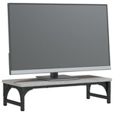 VidaXL Monitor standard 55x23x14 cm processed wood gray sonoma oak