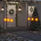 Vidaxl Christmas lamps with ground pin and LEDs 3 st 35 cm yellow