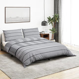 Vidaxl Duvet overray set 140x200 cm cotton gray