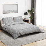 Vidaxl Duvet Crossing Set 200x200 cm Cotton Grey