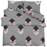 VidaXL duvet crossing set 240x220 cm cotton gray