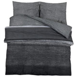 Vidaxl Duvet Overray Set 200x200 cm bomull mørk grå