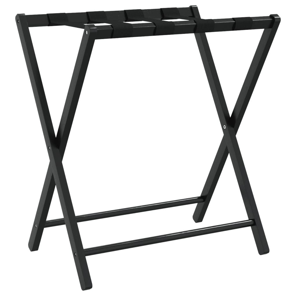 Vidaxl Gepäck Rack 68,5x38x58 cm Bambus schwaarz