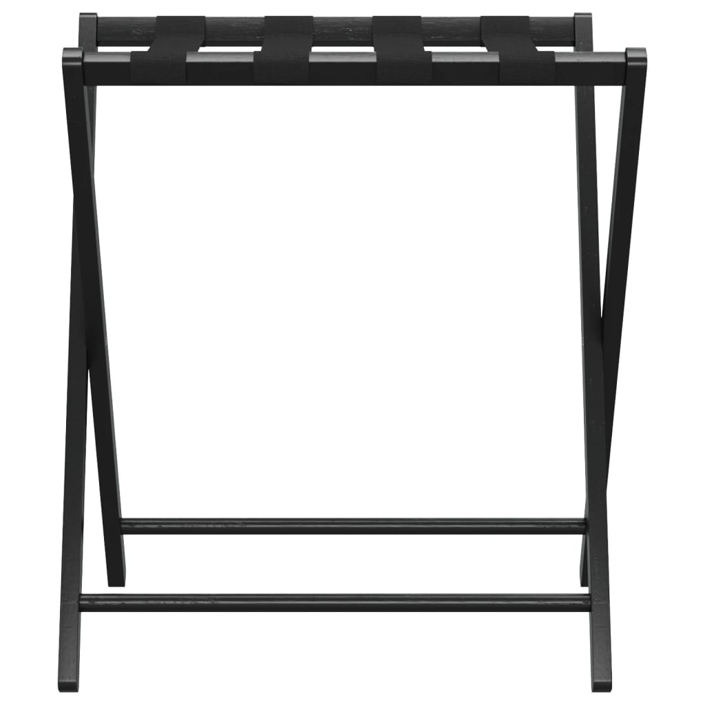 Vidaxl Gepäck Rack 68,5x38x58 cm Bambus schwaarz