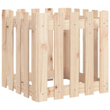 VidaXL Planter with fencing 50x50x50 cm Solid pine