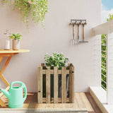 VidaXL Planter with fencing 50x50x50 cm Impregnated pine