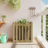 VidaXL Planter with fencing 70x70x70 cm Impregnated pine