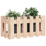 Vidaxl Planning box with fence design 60x30x30 cm Solid pine