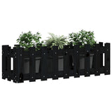 Vidaxl planter Insent HEK Design 100x30x30 cm fyrretræ sort